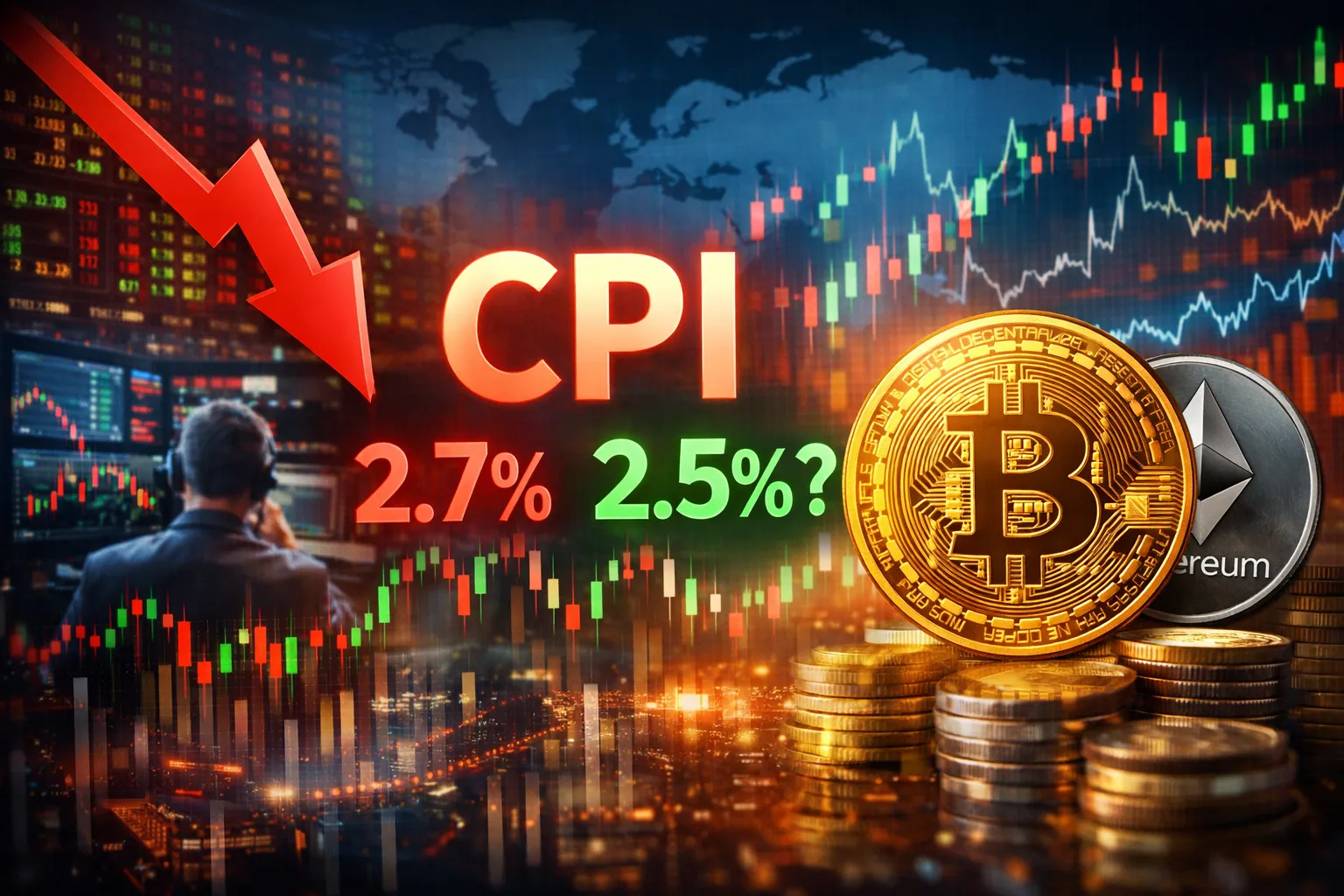 Inflation Data Ahead: Markets and Cryptocurrencies Brace for CPI Volatility