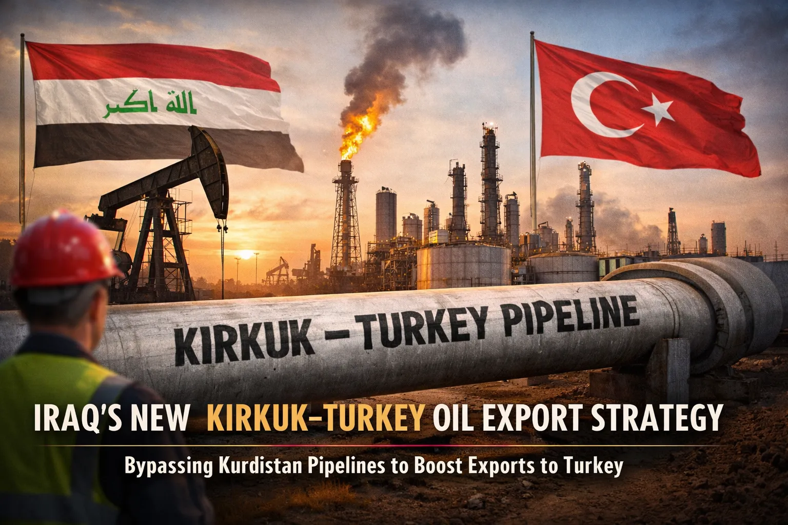 Iraq Bypasses Northern-Controlled Pipelines with New Kirkuk–Turkey Oil Plan