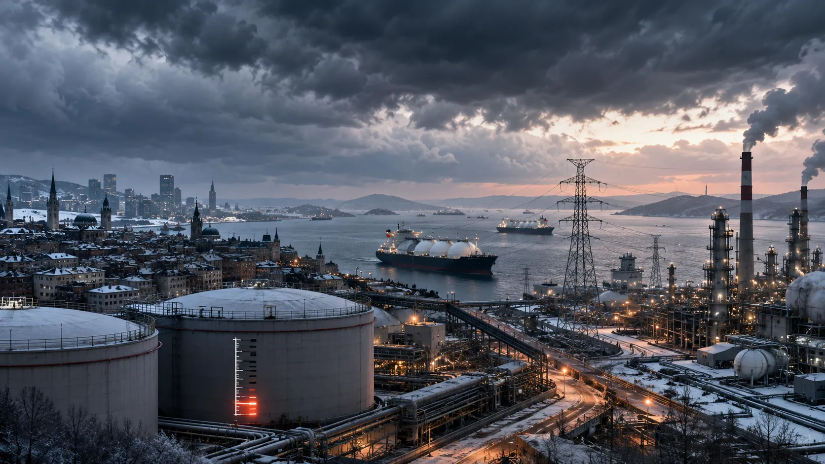 Europe Faces a Critical Test of Energy Security as Fuel Buffers Continue to Erode
