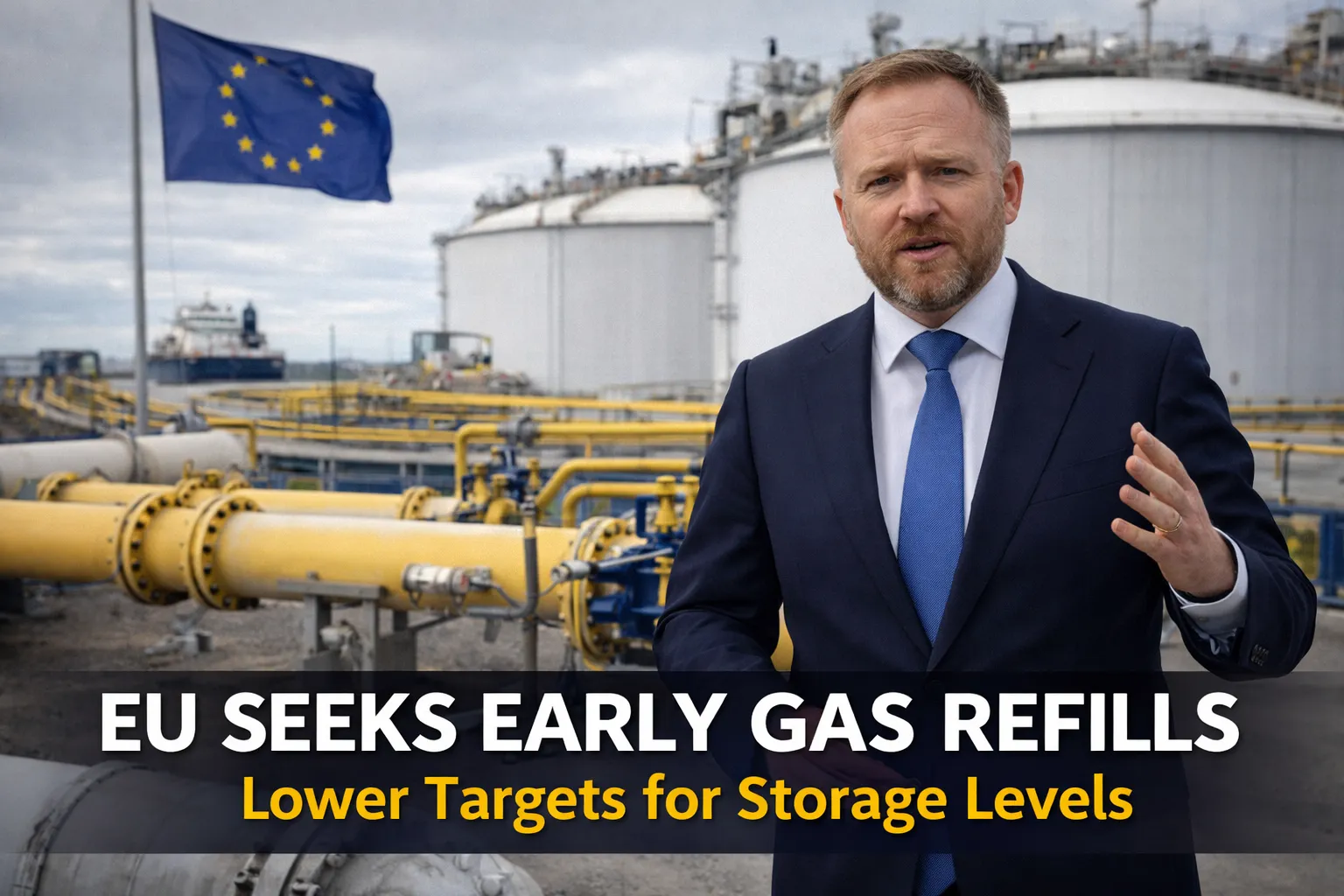 EU Energy Commissioner Urges Early Gas Refilling and Greater Flexibility in Storage Targets  According to Euronews, European Energy Commissioner Dan Jørgensen has urged EU member
