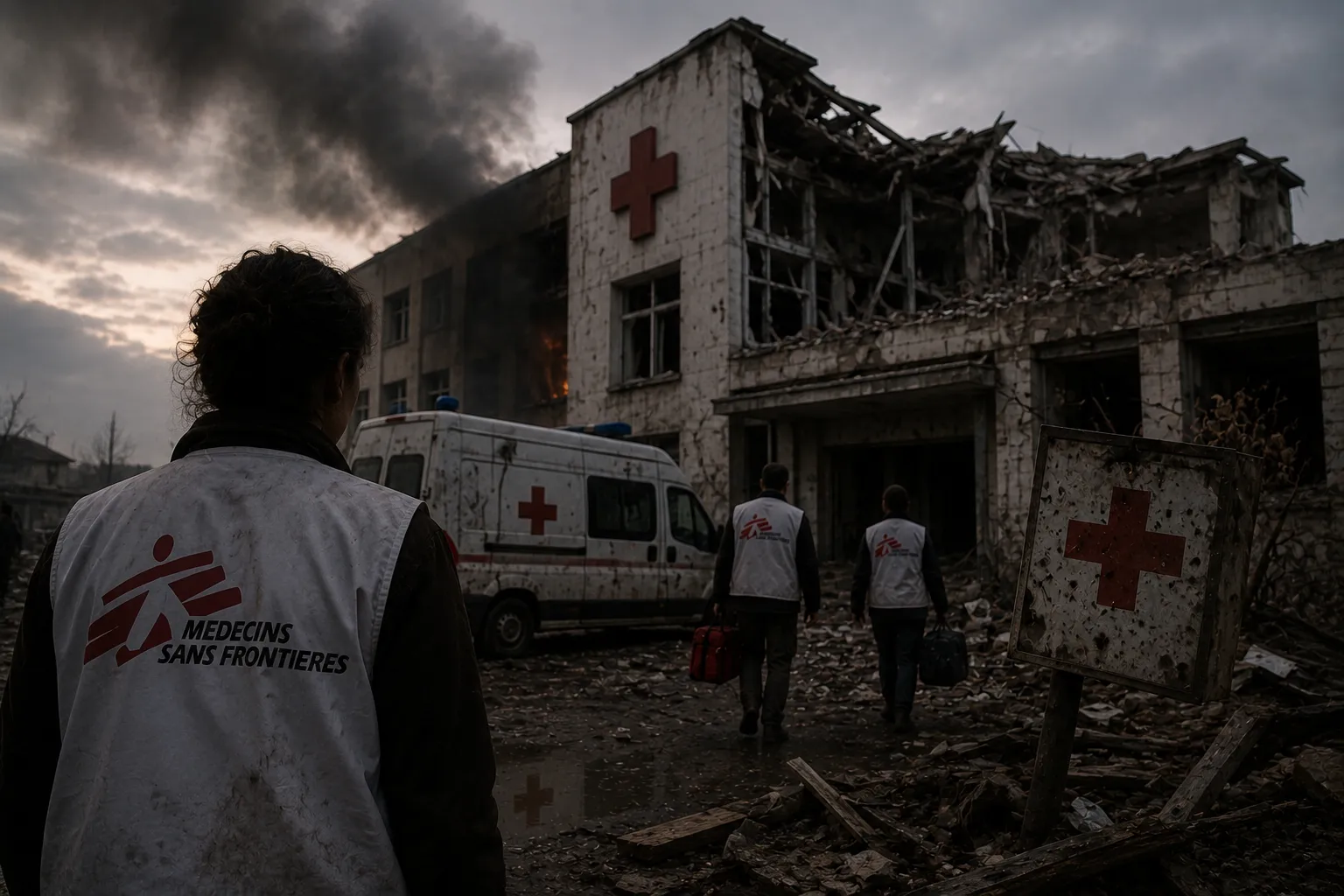 Doctors Without Borders condemn repeated Russian attacks on Ukrainian hospitals