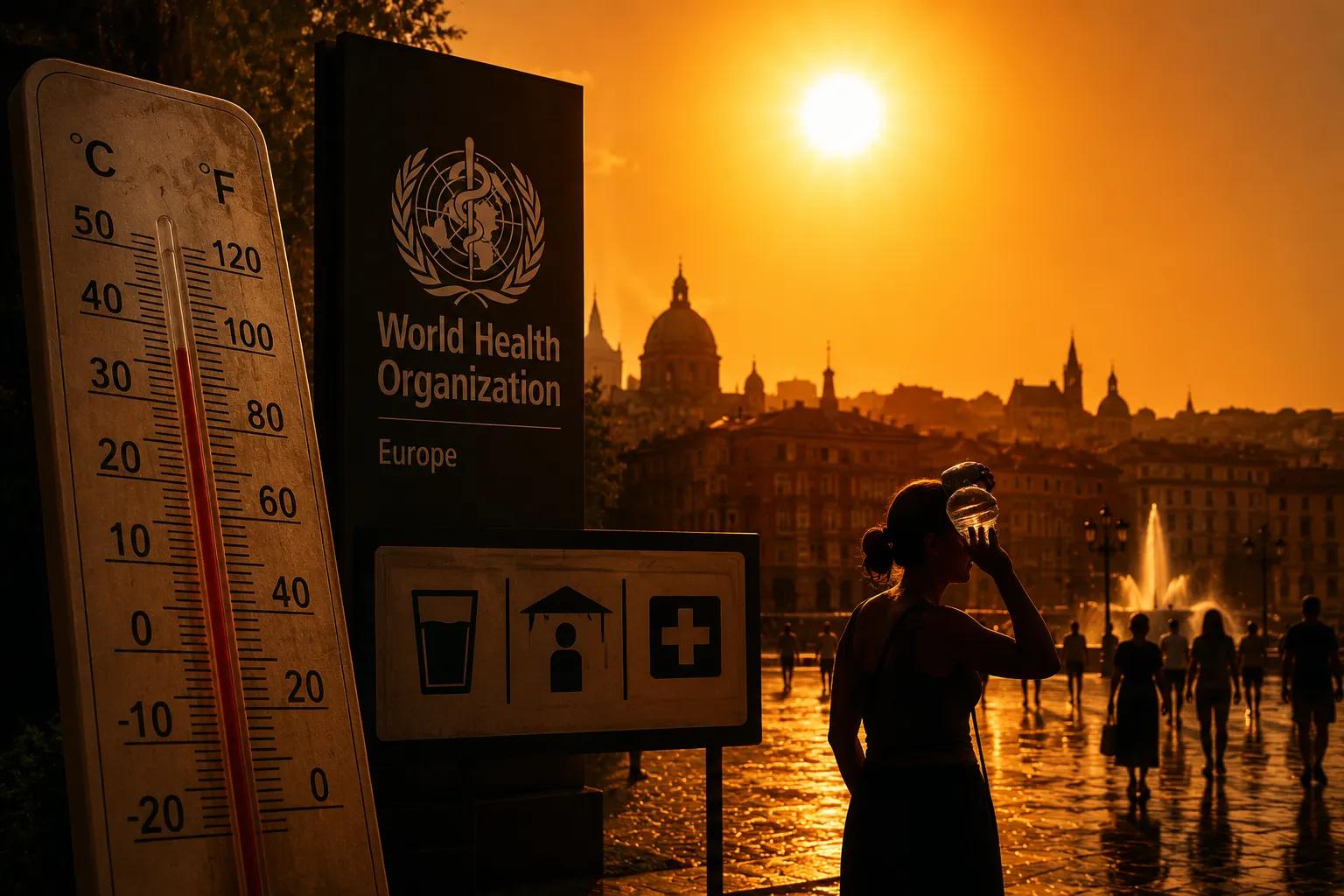 WHO urges European governments to classify heatwave as a health crisis