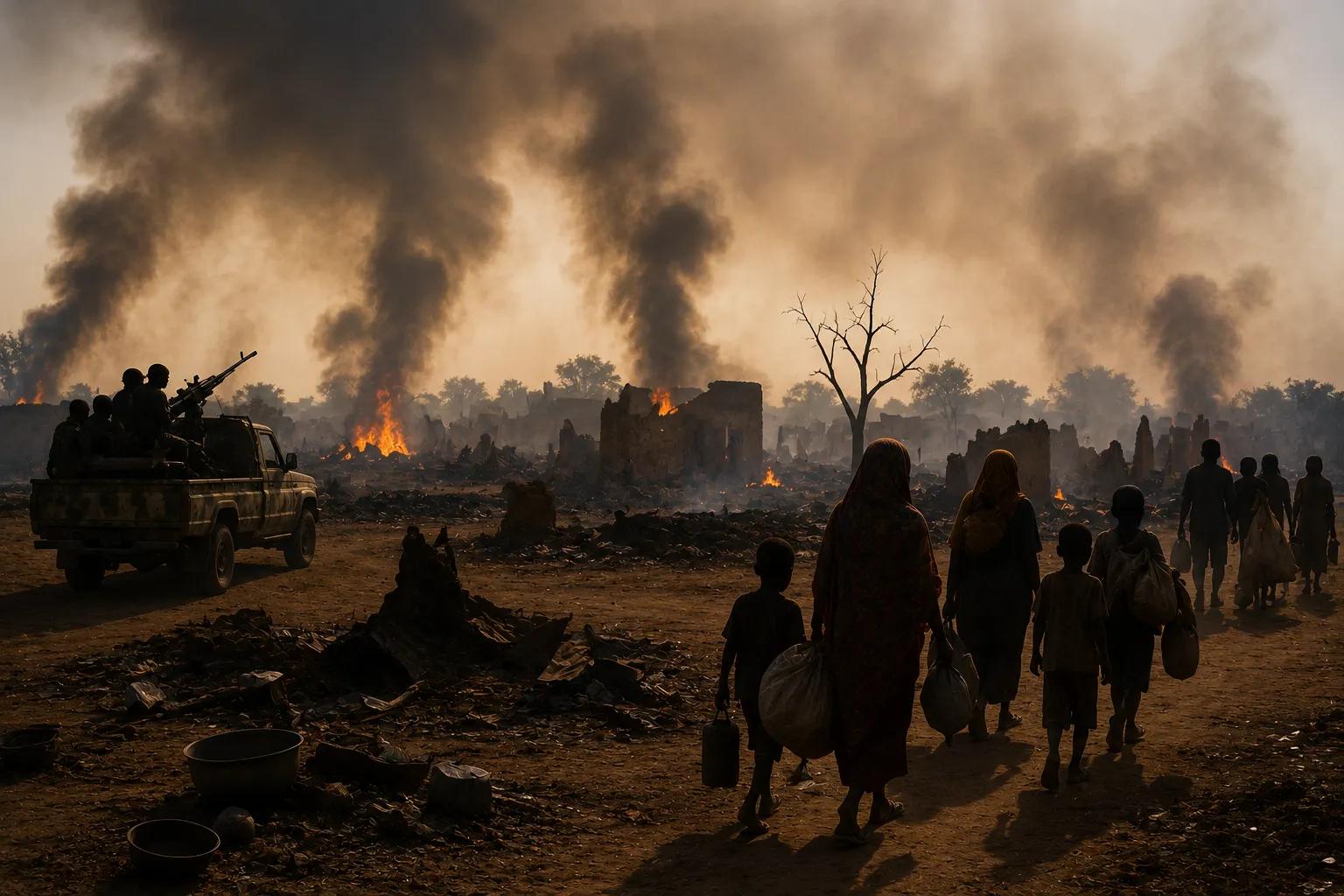 Rapid Support Forces destroy several villages in Darfur, killing many