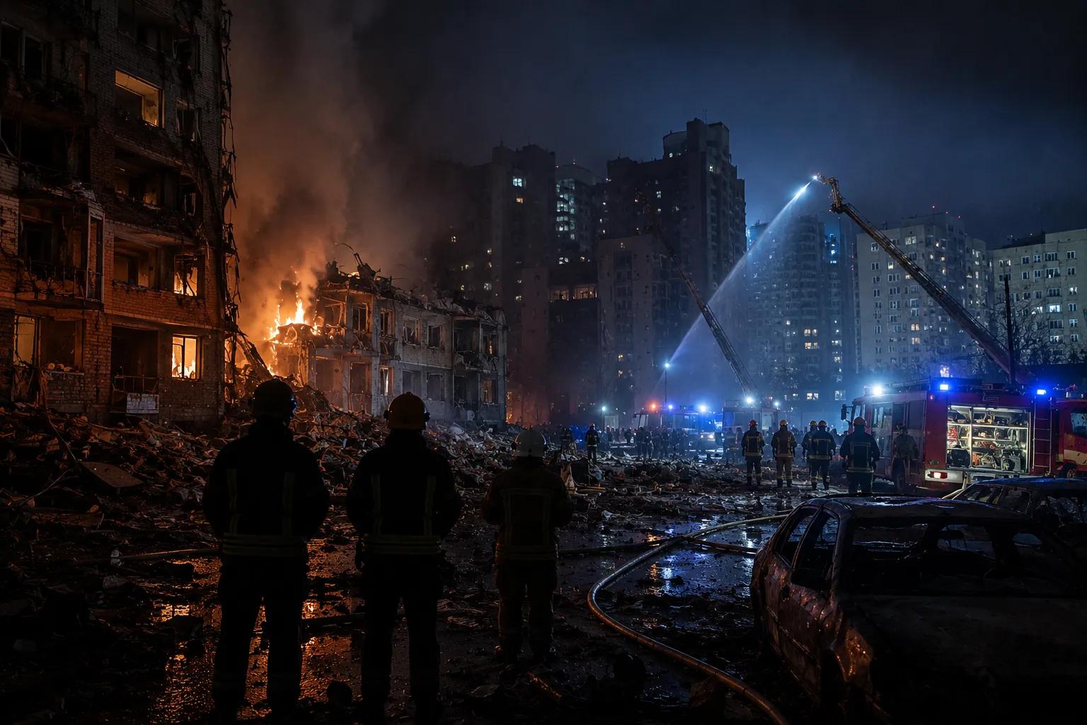Ukraine suffers devastating attack as it lacks munitions to shoot down missiles