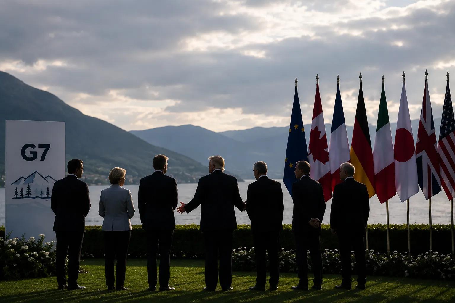 Europeans leave G7 cautiously reassured after navigating relations with Trump