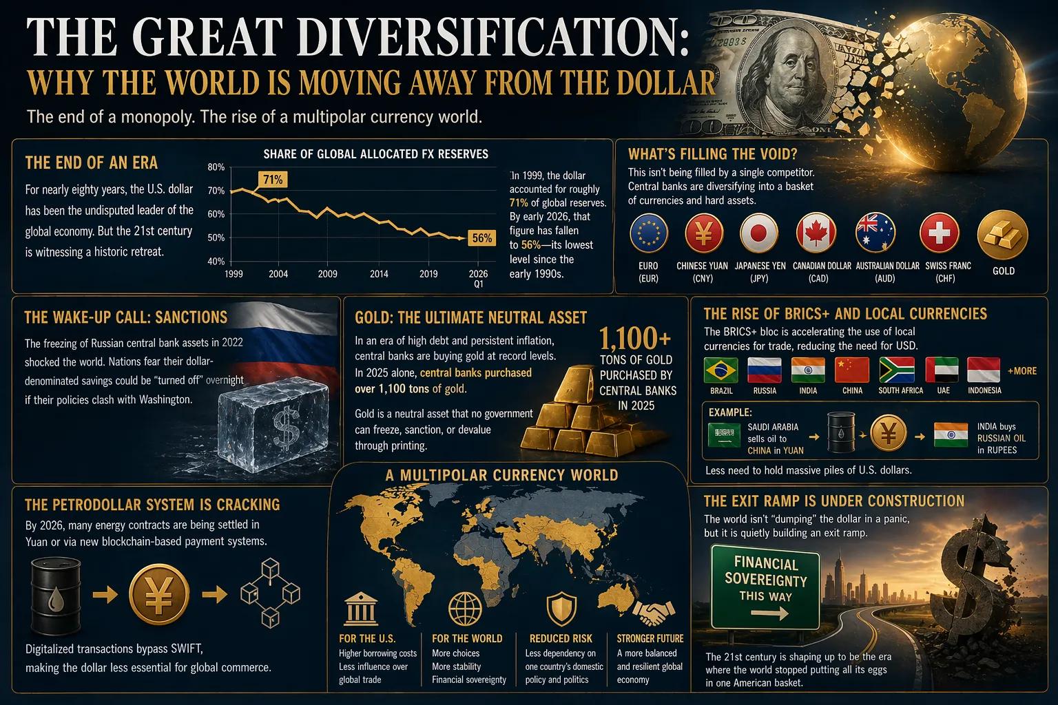 The Great Diversification: Why the World is Moving Away from the Dollar