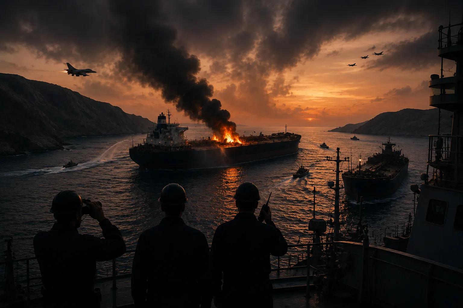 War in Iran escalates again after an attack on oil tankers