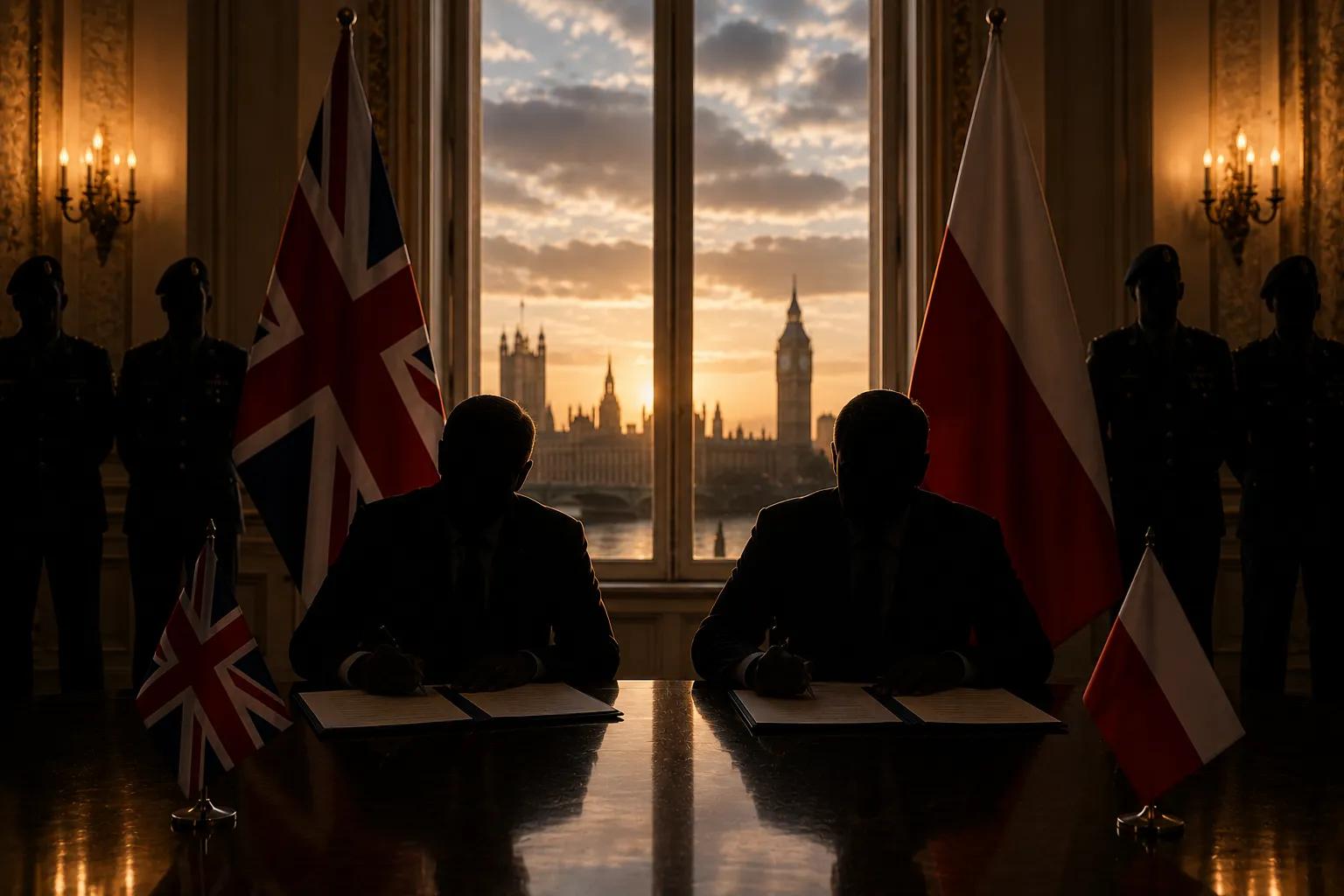A new defense treaty signed between UK and Poland