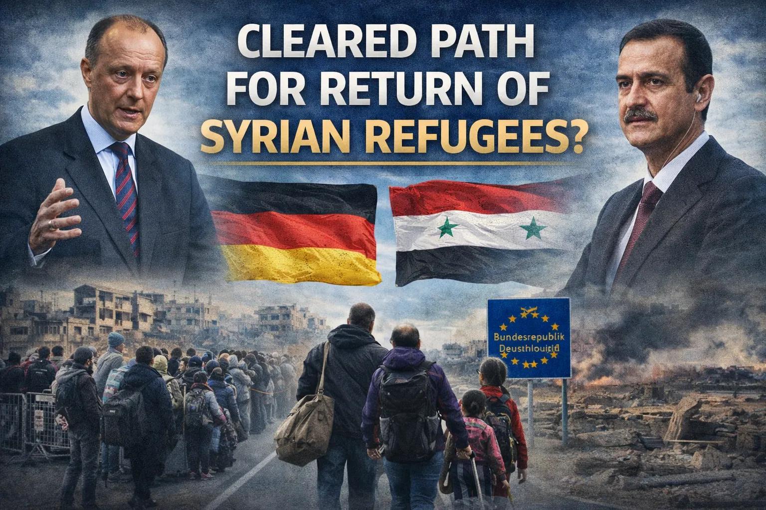Merz hopes that majority of Syrian refugees will return to their homeland in 3 years