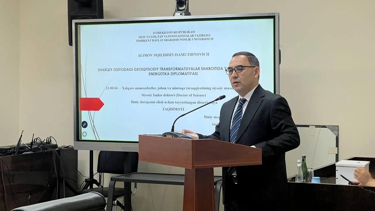 Assoc. Prof. Dr. Aqiliddin Alimov Completes Postdoctoral Research