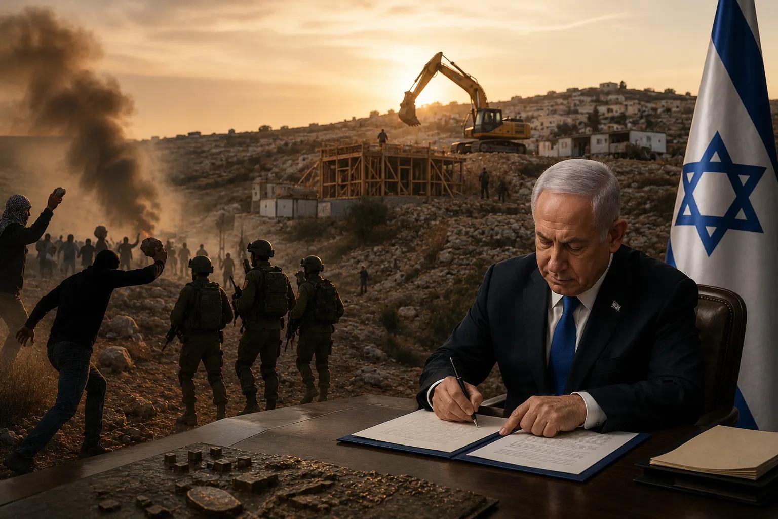 Netanyahu orders new repressive measures after a clash in West Bank