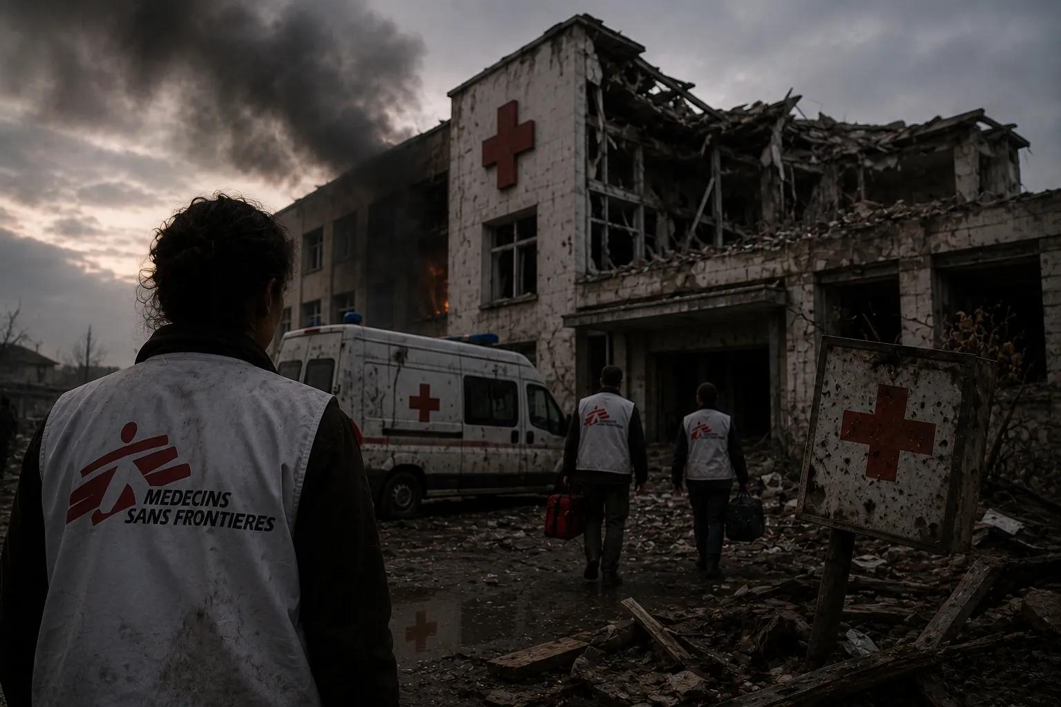 Doctors Without Borders condemn repeated Russian attacks on Ukrainian hospitals
