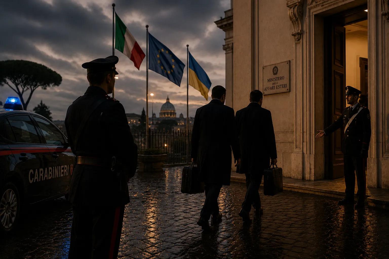 Russian diplomats accused of spying expelled from Italy