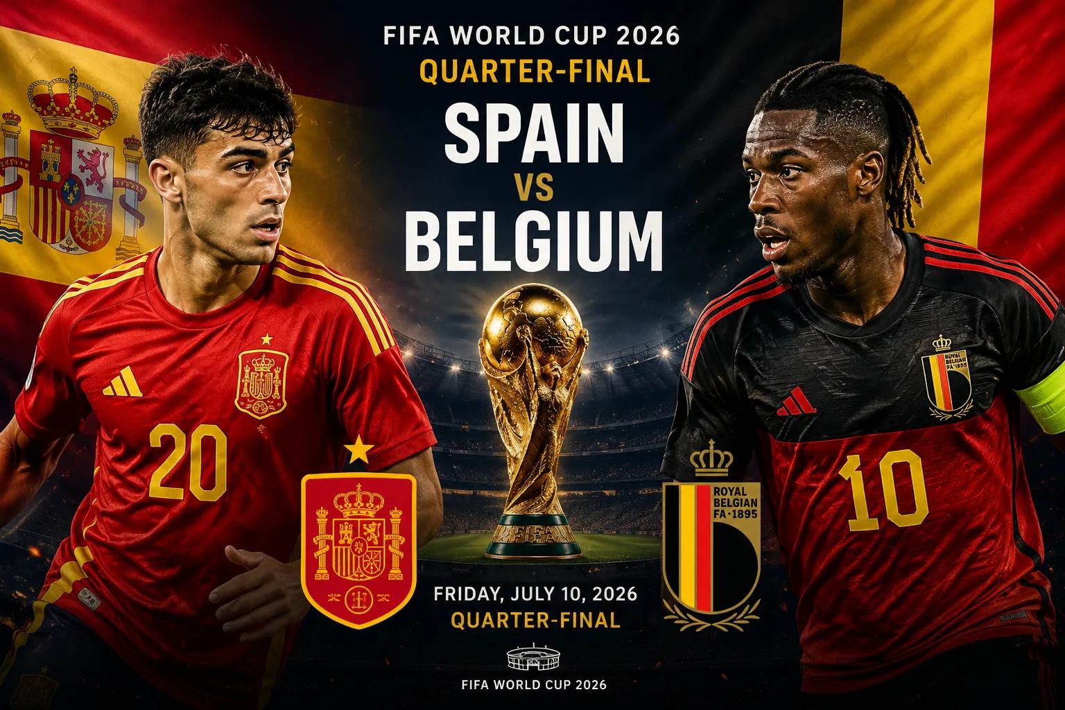 Spain and Belgium Battle for a Place in World Cup Semi-finals as France Awaits