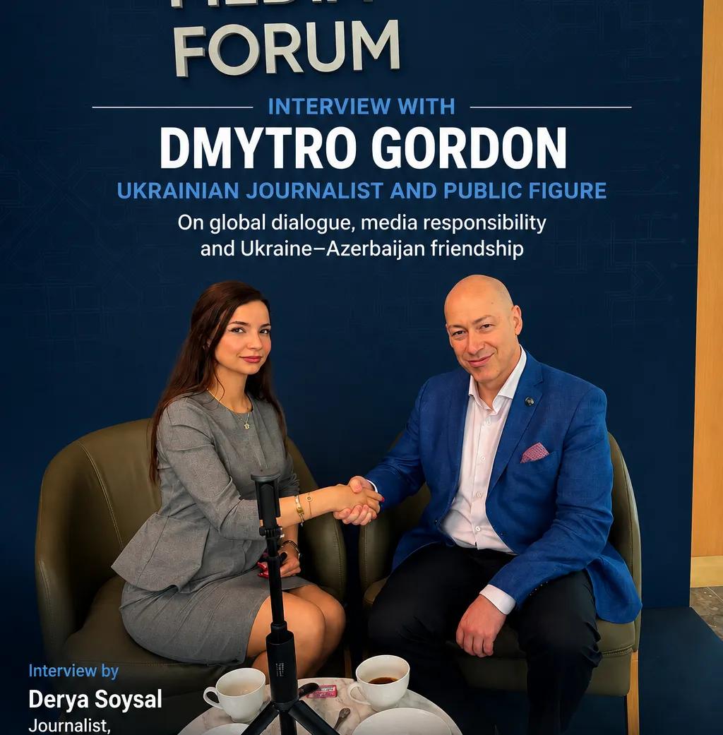 Exclusive Interview with Dmytro Gordon at the Global Media Forum in Shusha